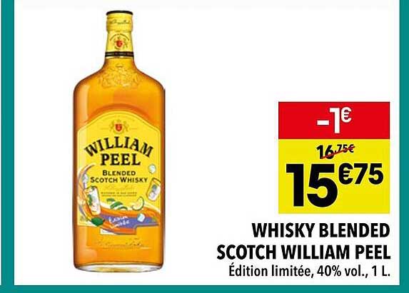 WHISKY BLENDED SCOTCH WILLIAM PEEL