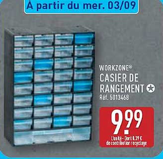 WORKZONE® CASIER DE RANGEMENT