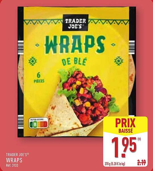WRAPS DE BLÉ