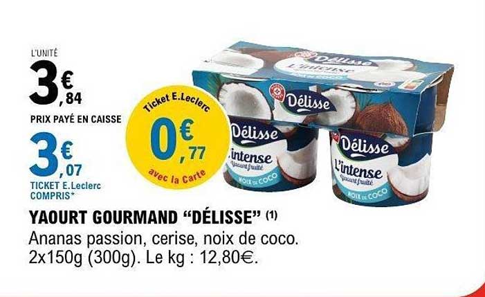 YAOURT GOURMAND “DÉLISSE”