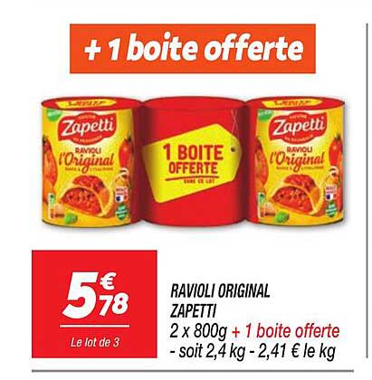 + 1 boite offerte