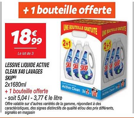 + 1 bouteille offerte