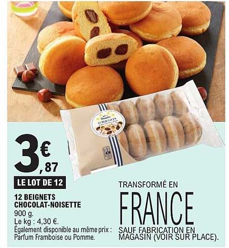 12 BEIGNETS CHOCOLAT-NOISETTE