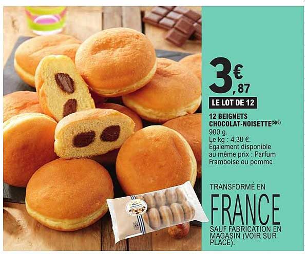 12 BEIGNETS CHOCOLAT-NOISETTE