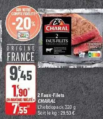 2 Faux-Filets CHARAL