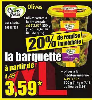 20% de remise immédiate
