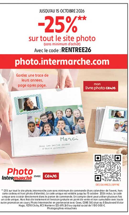 -25%** sur tout le site photo