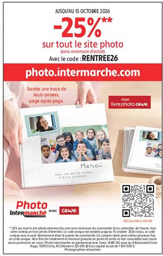 -25%** sur tout le site photo