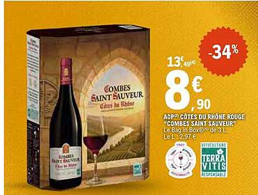 3 CUVÉES SAINT SAUVEUR Côtes du Rhône