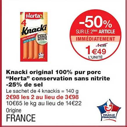 -50% SUR LE 2EME ARTICLE IMMEDIATEMENT