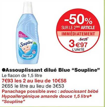 -50% SUR LE 2ÈME ARTICLE IMMÉDIATEMENT