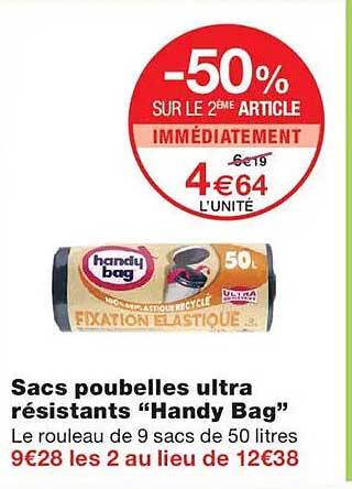 -50% SUR LE 2ème ARTICLE IMMÉDIATEMENT