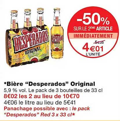 -50% SUR LE 2EME ARTICLE IMMEDIATEMENT