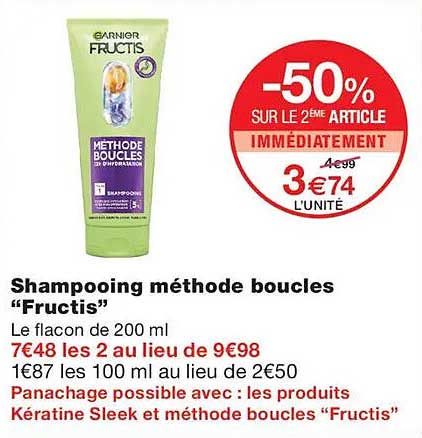 -50% SUR LE 2ÈME ARTICLE IMMÉDIATEMENT