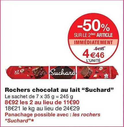 -50% SUR LE 2ÈME ARTICLE IMMÉDIATEMENT