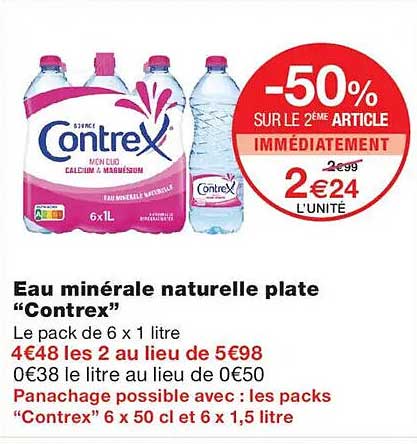 -50% SUR LE 2ÈME ARTICLE IMMÉDIATEMENT