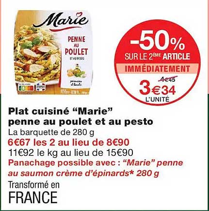 -50% SUR LE 2ÈME ARTICLE IMMÉDIATEMENT