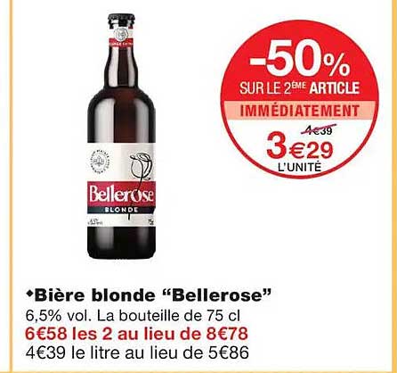 -50% SUR LE 2ÈME ARTICLE IMMÉDIATEMENT