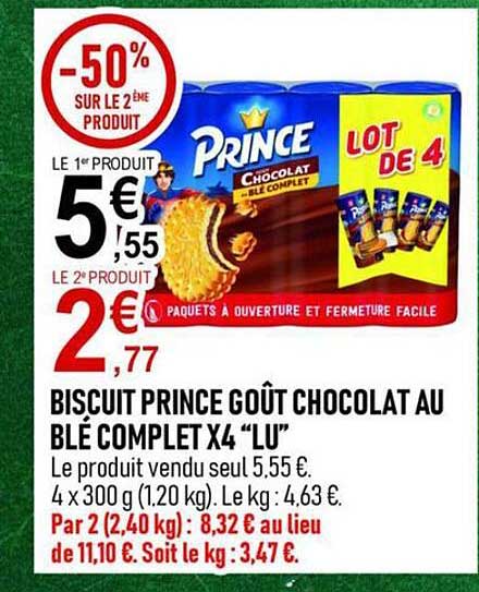 -50% SUR LE 2ÈME PRODUIT