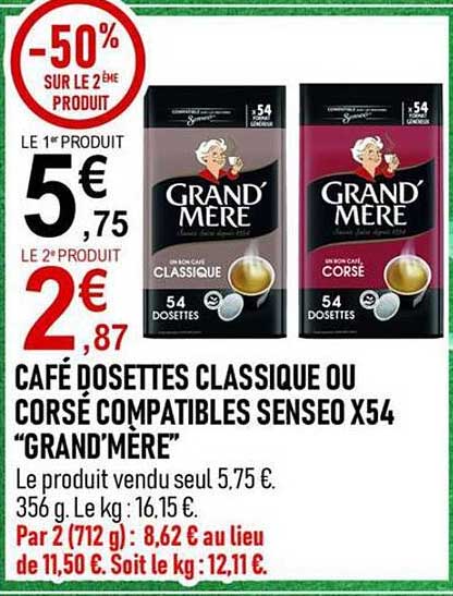 -50% SUR LE 2ÈME PRODUIT