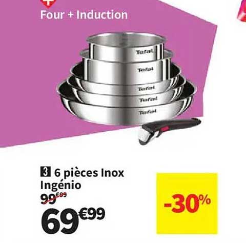 6 pièces Inox Ingénio