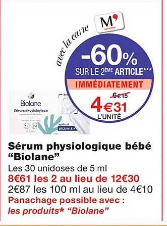 -60% SUR LE 2EME ARTICLE*** IMMEDIATEMENT