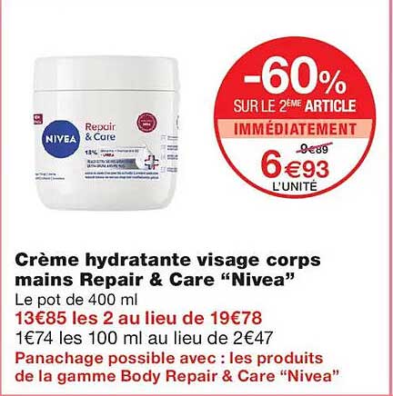 -60% SUR LE 2ÈME ARTICLE IMMÉDIATEMENT