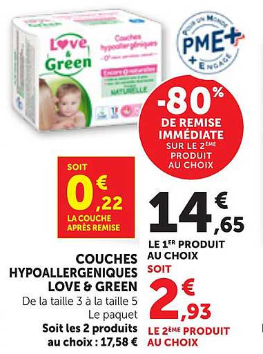 -80% DE REMISE IMMÉDIATE SUR LE 2ÈME PRODUIT AU CHOIX