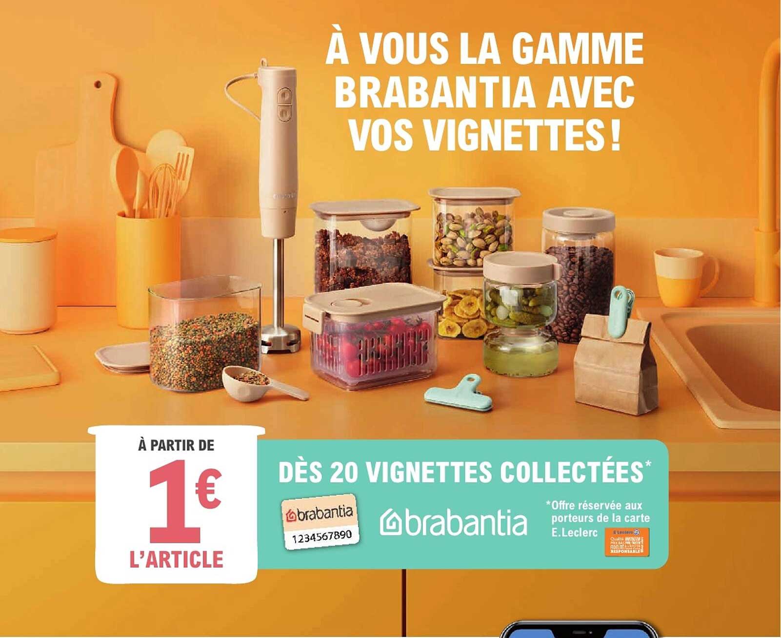 À VOUS LA GAMME BRABANTIA AVEC VOS VIGNETTES !