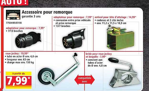 Accessoire pour remorque