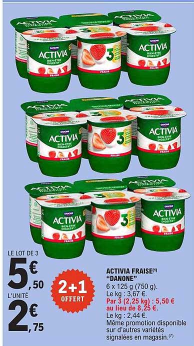 ACTIVIA FRAISE(1) "DANONE"