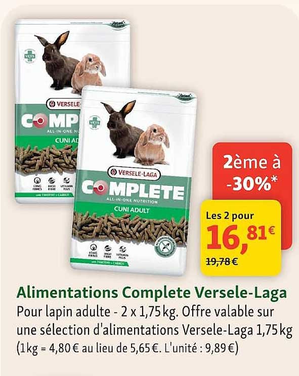 Alimentations Complete Versele-Laga