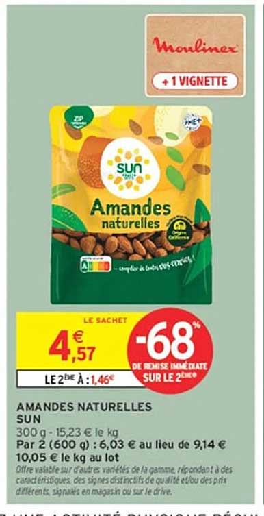 AMANDES NATURELLES SUN