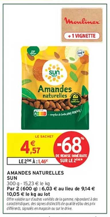 AMANDES NATURELLES SUN
