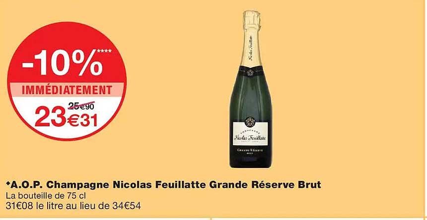 A.O.P. Champagne Nicolas Feuillatte Grande Réserve Brut