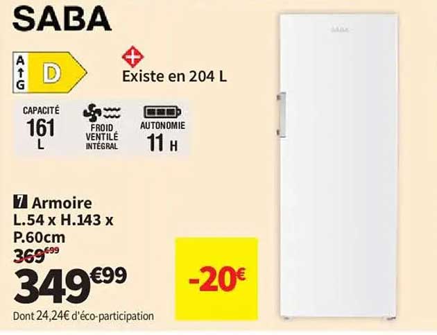 Armoire L.54 x H.143 x P.60cm