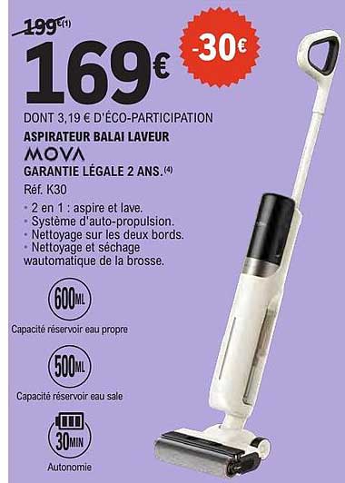 ASPIRATEUR BALAI LAVEUR MOVA