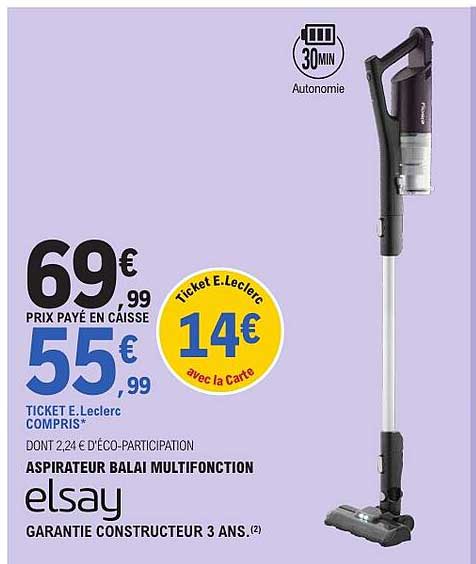 ASPIRATEUR BALAI MULTIFONCTION elsay