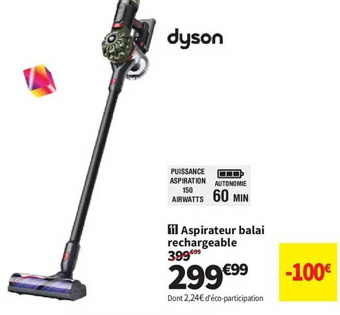 Aspirateur balai rechargeable