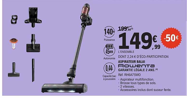 ASPIRATEUR BALAI ROWENTA