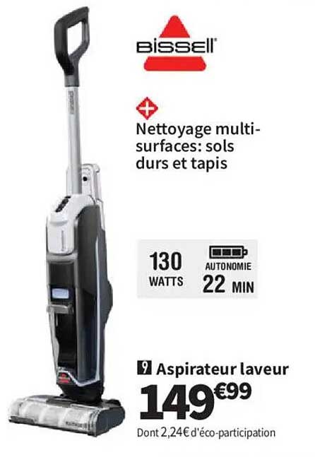Aspirateur laveur