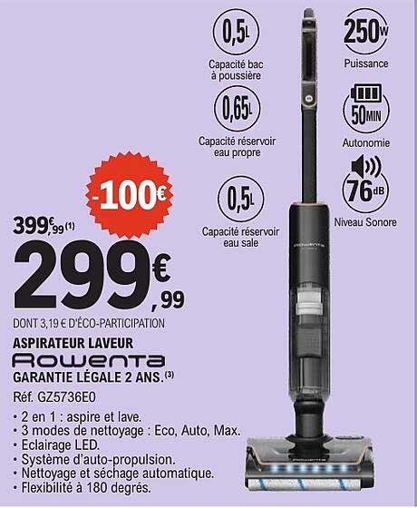 ASPIRATEUR LAVEUR Rowenta