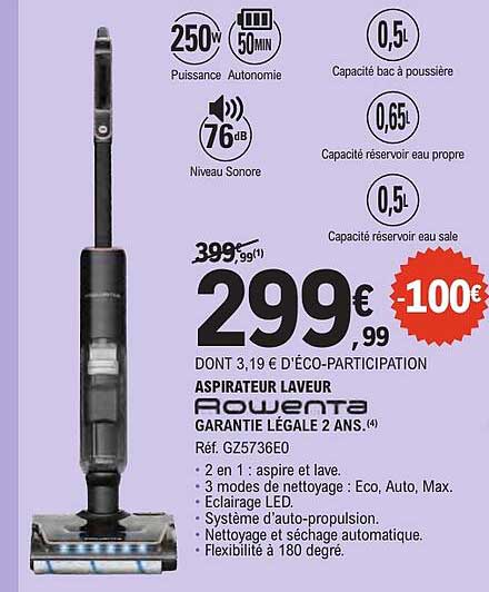 ASPIRATEUR LAVEUR Rowenta