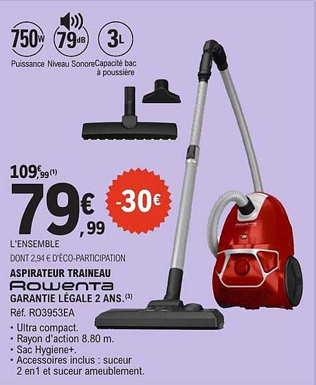 ASPIRATEUR TRAINEAU Rowenta