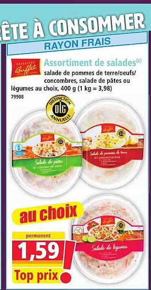 Assortiment de salades