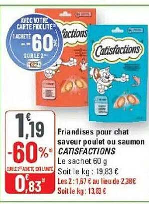 AVEC VOTRE CARTE FIDELITE J’ACHETE -60% SUR LE 2e