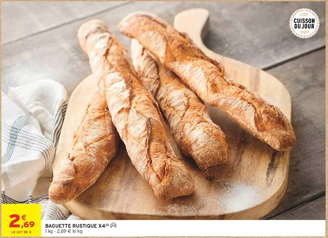 BAGUETTE RUSTIQUE X4