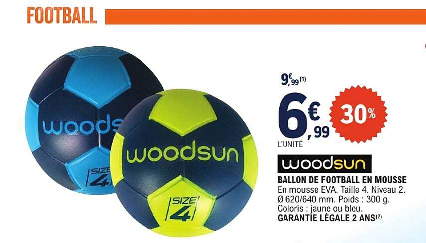 BALLON DE FOOTBALL EN MOUSSE