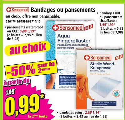 Bandages ou pansements