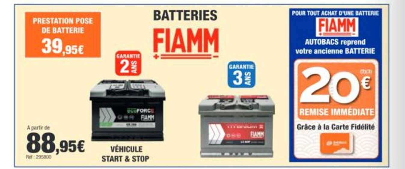 BATTERIES FIAMM